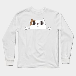 Curious cat Long Sleeve T-Shirt